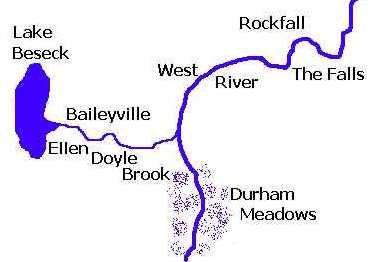 Map of West River